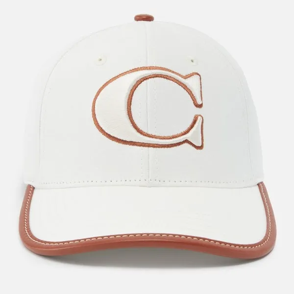 Coach C Cotton Canvas Baseball Hat