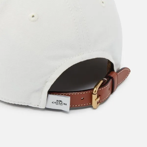 Coach C Cotton Canvas Baseball Hat