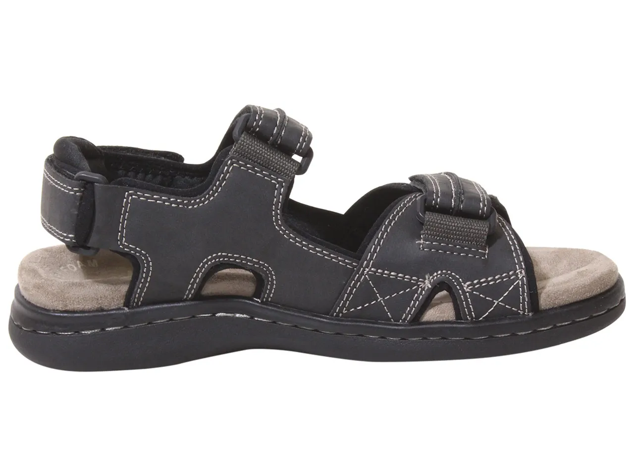 Dockers Men's Newpage Sandals Memory Foam Grey Sz: 13 90-21386