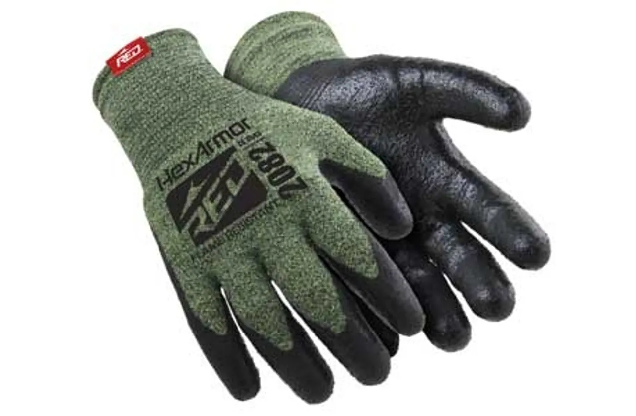 HexArmor 2082 Series 2000 Flame Resistant Knit Dip Gloves - In Limited Stock