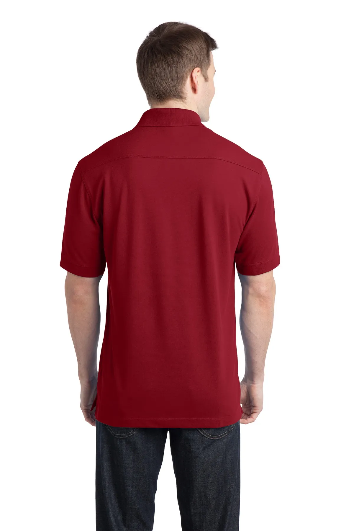 Port Authority K555 Stretch Pique Polo